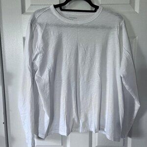 Women's Old Navy, EveryWear Long-Sleeve T-Shirt, White, Extra Large (XL)